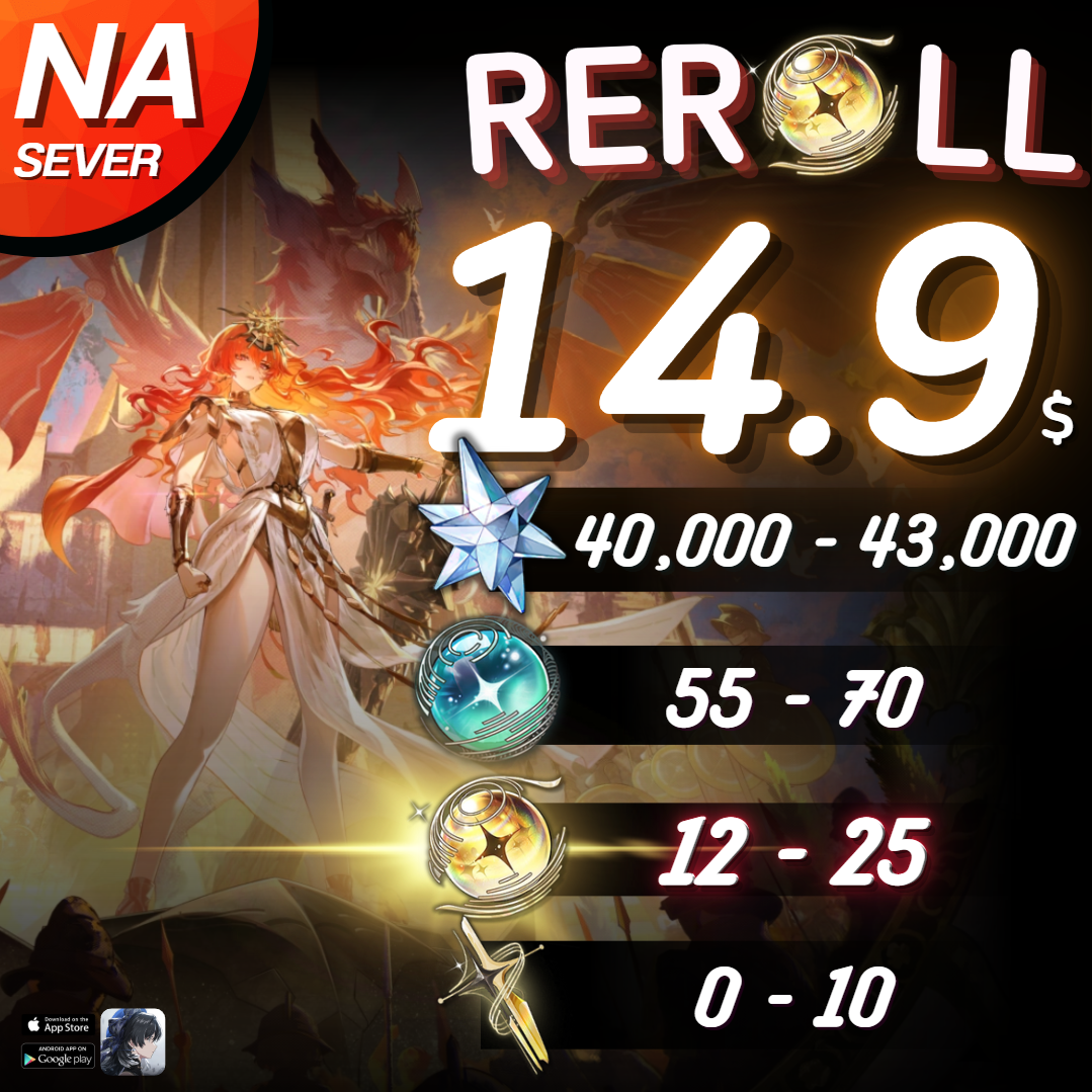 [NA] Wuthering waves Reroll 💎40K++