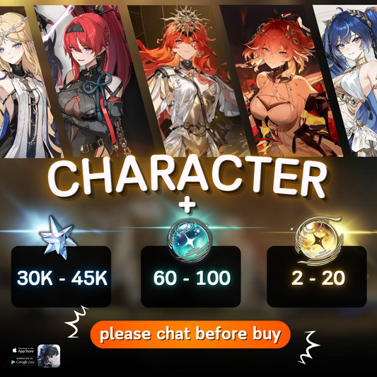 Character + Reroll account